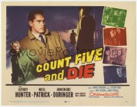8j060 COUNT FIVE & DIE TC 1958 Jeffrey Hunter, Annemarie Duringer, spies in World War II England!