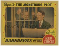 8j498 DAREDEVILS OF THE RED CIRCLE chapter 1 LC 1939 Charles Middleton, The Monstrous Plot, color!