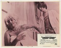 8j508 DEEP END LC #2 1971 Jerzy Skolimowski coming-of-age sex movie, Diana Dors wearing a towel!