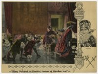 8j532 DOROTHY VERNON OF HADDON HALL LC 1924 men bowing before Claire Eames as Queen Elizabeth!