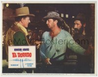 8j549 EL DORADO LC #8 1966 John Wayne, Robert Mitchum, Howard Hawks, the big one with the big two!
