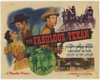 8j095 FABULOUS TEXAN TC 1948 cowboy Wild Bill Elliott, Catherine McLeod & John Carroll!
