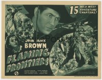8j102 FLAMING FRONTIERS whole serial TC 1938 Johnny Mack Brown, 15 Wild West adventure chapters!