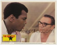 8j610 GREATEST LC #5 1977 close up of legendary boxer Muhammad Ali with Ernest Borgnine!