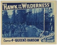 8j620 HAWK OF THE WILDERNESS chapter 4 LC 1938 Bruce Bennett sneaking up on Native Americans!