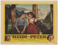 8j621 HEIDI & PETER LC #4 1956 Elsbeth Sigmund & Thomas Klameth in Johanna Spyri's Swiss story!