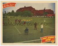 8j625 HIGH SCHOOL HERO LC #7 1946 The Teen-Agers, great far shot of college football game!