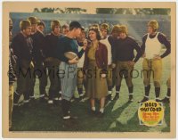 8j633 HOLD THAT CO-ED LC 1938 Joan Davis on football field with coach George Murphy & players!