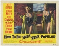 8j636 HOW TO BE VERY, VERY POPULAR LC #7 1955 Betty Grable & Sheree North in sexy showgirl outfits!