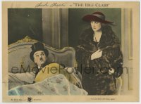 8j654 IDLE CLASS LC 1921 Charlie Chaplin wearing tuxedo in bed is accused of drinking again!