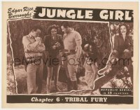 8j670 JUNGLE GIRL chapter 6 LC R1947 Tom Neal, Frances Gifford, Gerald Mohr, Tribal Fury!