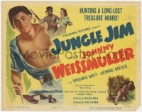 8j156 JUNGLE JIM TC 1948 Johnny Weismuller in the title role hunting a lost treasure hoard!