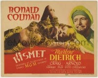 8j165 KISMET TC 1944 close up of sexy Marlene Dietrich as a harem girl with Ronald Colman!