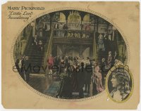 8j691 LITTLE LORD FAUNTLEROY LC 1921 Mary Pickford dressed as boy on stairs watched by cast!