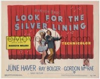 8j180 LOOK FOR THE SILVER LINING TC 1949 art of June Haver & Ray Bolger dancing, Gordon MacRae