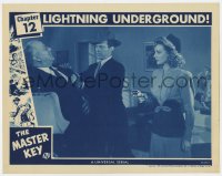 8j718 MASTER KEY chapter 12 LC 1945 Jan Wiey & Dennis Moore capture Loft, Lightning Underground!