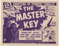 8j197 MASTER KEY whole serial TC 1945 Milburn Stone, Jan Wiley, Universal spy serial in 13 chapters!