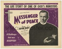 8j199 MESSENGER OF PEACE TC 1947 John Beal in the life story of one of God's ministers, very rare!