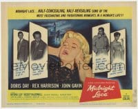 8j201 MIDNIGHT LACE TC 1960 Rex Harrison, John Gavin, fear possessed Doris Day as love once had!