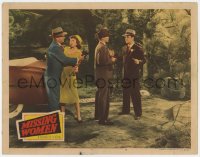 8j730 MISSING WOMEN LC #8 1951 James Millican & Penny Edwarsd are roughed up by two guys!