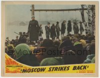 8j734 MOSCOW STRIKES BACK LC 1942 WWII documentary made when Russia was our ally, Edward G Robinson