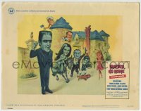 8j741 MUNSTER GO HOME LC #7 1966 best portrait of Fred Gwynne & entire wacky monster family!