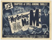 8j210 MYSTERIOUS MR M TC 1946 Universal crime serial in 13 chapters of spell-binding thrills!