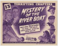 8j212 MYSTERY OF THE RIVER BOAT whole serial TC 1944 Universal serial in 13 terrifying chapters!