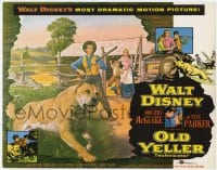 8j222 OLD YELLER TC R1974 Dorothy McGuire, Fess Parker, Tommy Kirk, Disney's most classic canine!