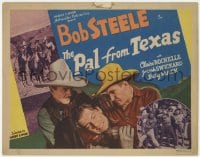 8j232 PAL FROM TEXAS TC 1940 great images of tough cowboy Bob Steele saving the day!