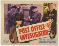 8j243 POST OFFICE INVESTIGATOR TC 1949 Audrey Long, Warren Douglas, Jeff Donnell, based on facts!
