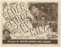 8j253 RADAR PATROL VS SPY KING chapter 8 TC 1949 Kirk Alyn, Republic serial, Death Rings the Phone!
