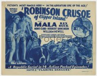 8j261 ROBINSON CRUSOE OF CLIPPER ISLAND chapter 2 TC 1936 Ray Mala, serial, Flaming Dangers!