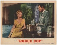 8j843 ROGUE COP LC #4 1954 moll Anne Francis tells detective Robert Taylor he's like a mobster!