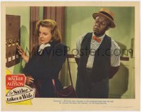 8j850 SAILOR TAKES A WIFE LC #2 1945 handyman Rochester watches June Allyson looking at door bells!