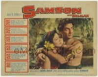 8j852 SAMSON & DELILAH LC #2 R1959 Hedy Lamarr & Victor Mature, Cecil B. DeMille directed!