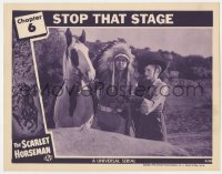 8j856 SCARLET HORSEMAN chapter 6 LC 1946 cowgirl Janet Shaw by Native American, Stop That Stage!