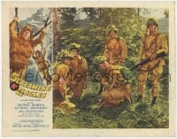 8j859 SCREAMING EAGLES LC 1956 Tom Tryon & soldiers in the jungle during World War II!
