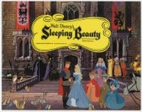 8j285 SLEEPING BEAUTY TC R1970 Walt Disney cartoon fairy tale fantasy classic, full art of all cast!