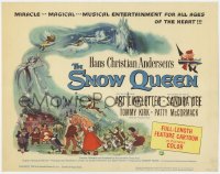 8j286 SNOW QUEEN TC 1960 Snezhnaya Koroleva, Russian, Hans Christian Andersen fantasy cartoon!