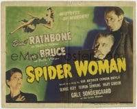 8j289 SPIDER WOMAN TC 1944 Gale Sondergaard in title role, Basil Rathbone & Nigel Bruce!