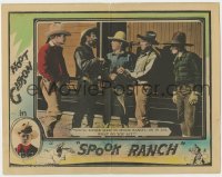 8j889 SPOOK RANCH LC 1925 cowboy Hoot Gibson is forced to sleep in Spook Ranch or go to jail!