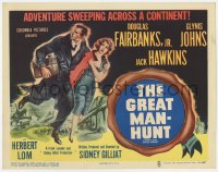 8j294 STATE SECRET TC 1950 Douglas Fairbanks Jr. & Glynis Johns in The Great Man-Hunt!