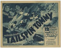 8j300 TAILSPIN TOMMY TC 1934 Universal serial based on the cartoon strip by Hal Forrest, rare!