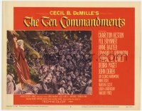 8j915 TEN COMMANDMENTS LC #8 R1960 Charlton Heston about to break the Ten Commandments tablets!
