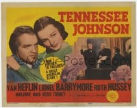 8j309 TENNESSEE JOHNSON TC 1943 Van Heflin as Andrew Johnson with pretty Ruth Hussey!