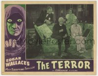 8j916 TERROR LC 1941 man in tuxedo & two women by priest Alastair Sim, Edgar Wallace thriller!