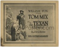 8j316 TEXAN TC R1920s great image of tough cowboy Tom Mix in a thrilling tale of the great Southwest