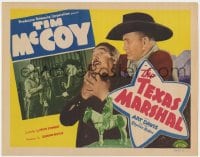 8j320 TEXAS MARSHAL TC 1941 cowboy Tim McCoy catches the bad guys & puts them in jail!
