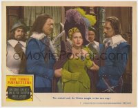 8j928 THREE MUSKETEERS LC #3 1948 Lana Turner as the wicked Lady De Winter caught in her own trap!